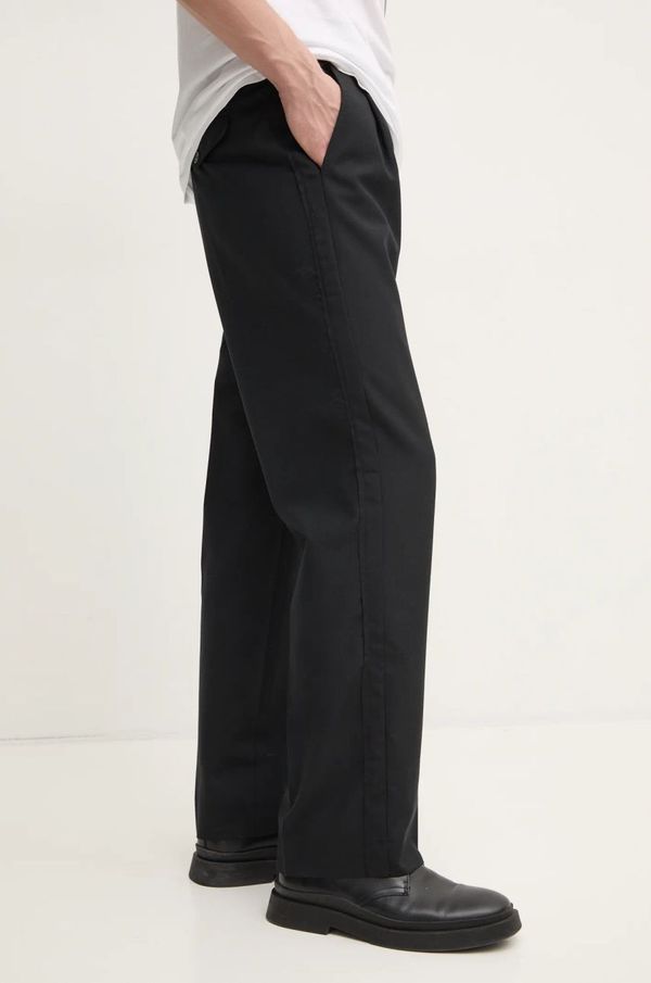 Zadig&Voltaire Hlače s primesjo volne ZADIG&VOLTAIRE črna barva, WMPA00198