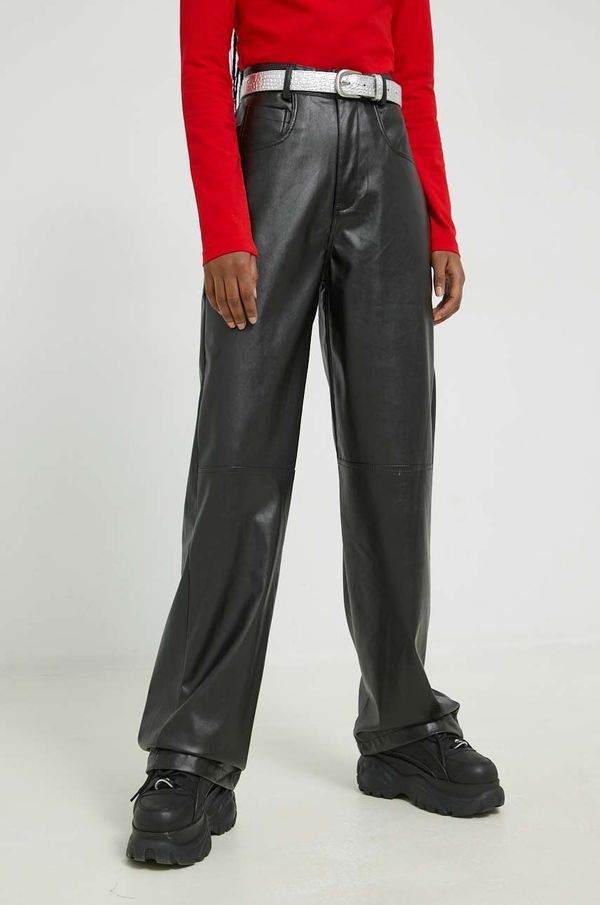 Sixth June Hlače Sixth June ženski, črna barva