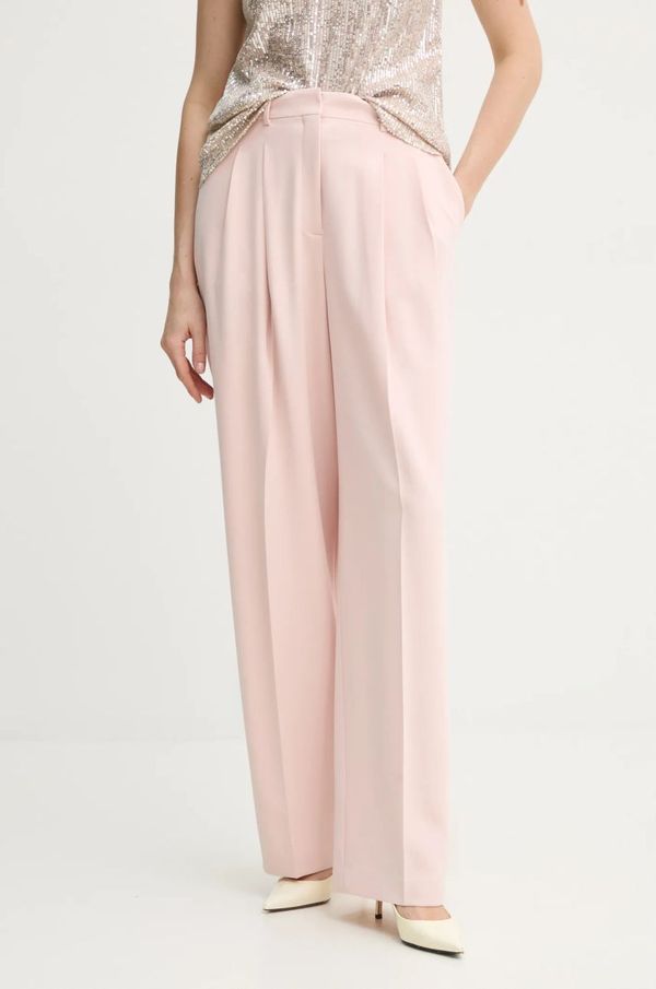 Theory Hlače Theory ženske, roza barva, O1109201