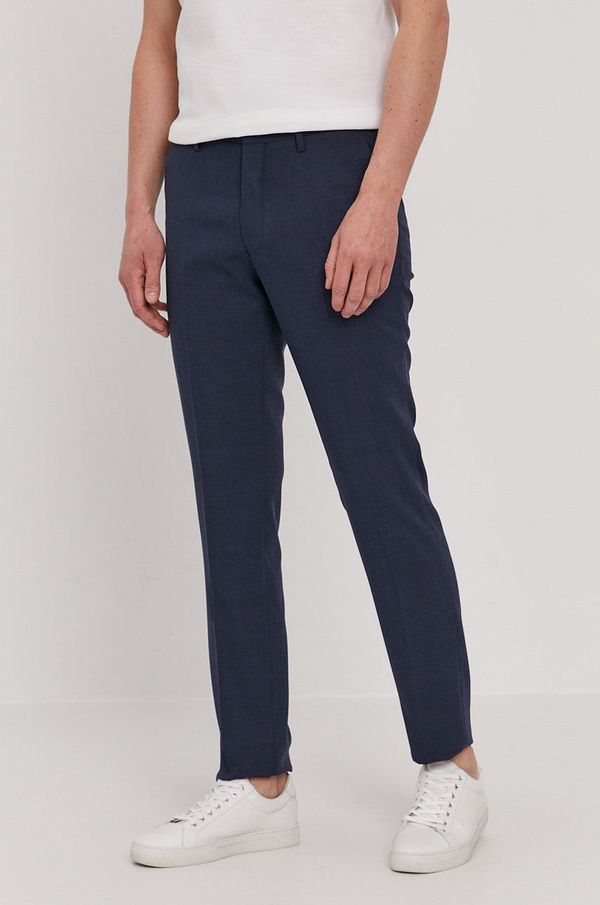 Tiger of Sweden Hlače Tiger Of Sweden moško, modra barva