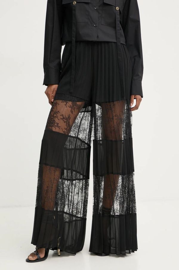 Twinset Hlače Twinset ženske, črna barva, 251TP2782