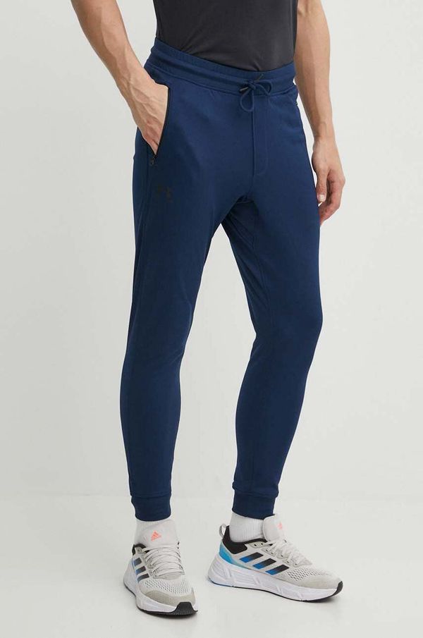 Under Armour Hlače Under Armour moško, mornarsko modra barva