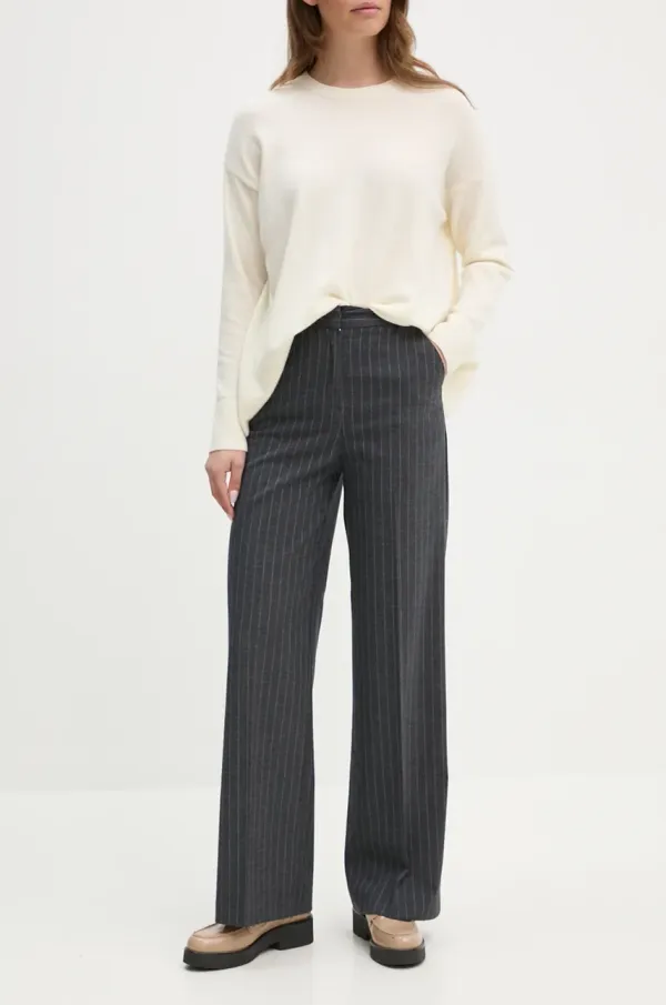 United Colors of Benetton Hlače United Colors of Benetton ženske, siva barva, 4KHSDF07F