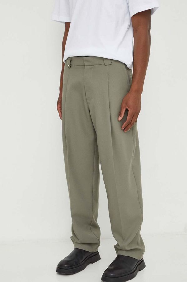 Won Hundred Hlače Won Hundred moški, zelena barva