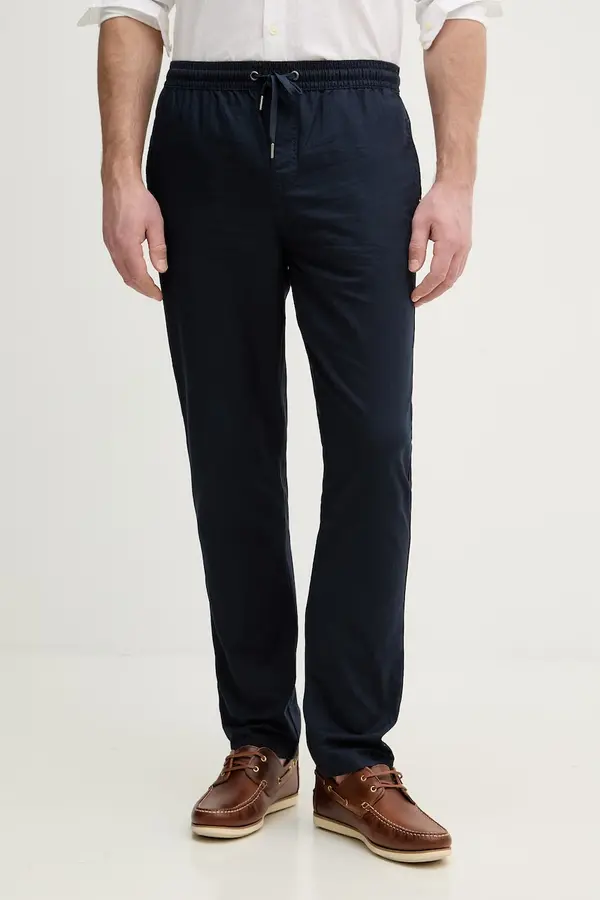 U.S. Polo Assn. Hlače z dodatkom lanu U.S. Polo Assn. LINEN BLEND DRAWSTRING