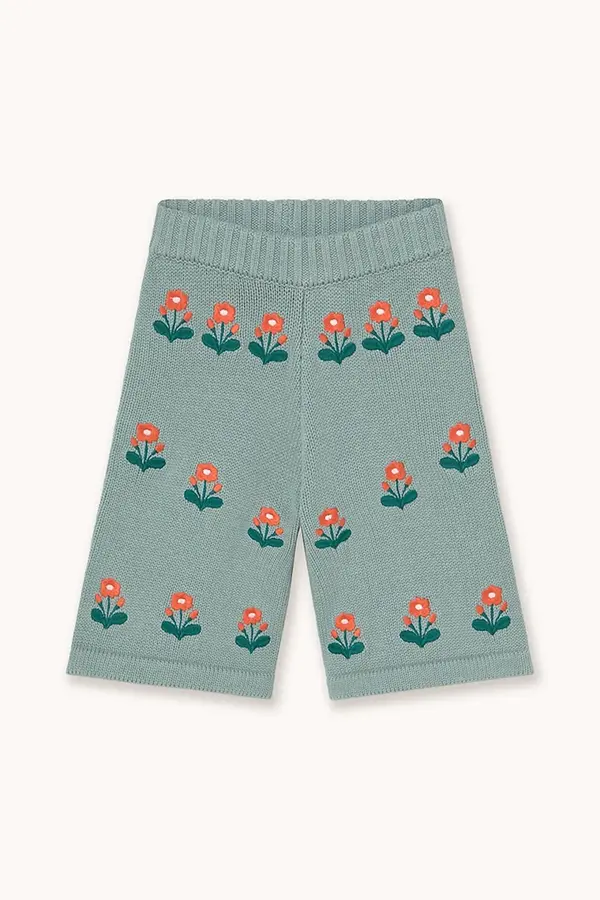 Tinycottons Hlače za dojenčka Tinycottons FLOWERS BABY KNITTED PANT