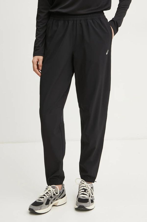 Asics Hlače za tek Asics Core črna barva, 2012D176