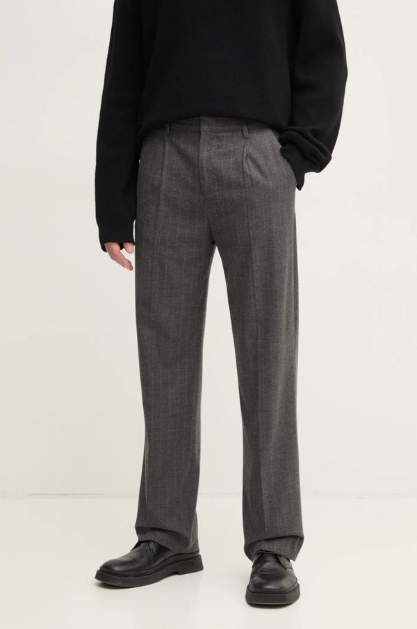 Zadig&Voltaire Hlače ZADIG&VOLTAIRE moške, siva barva, WMPA00197