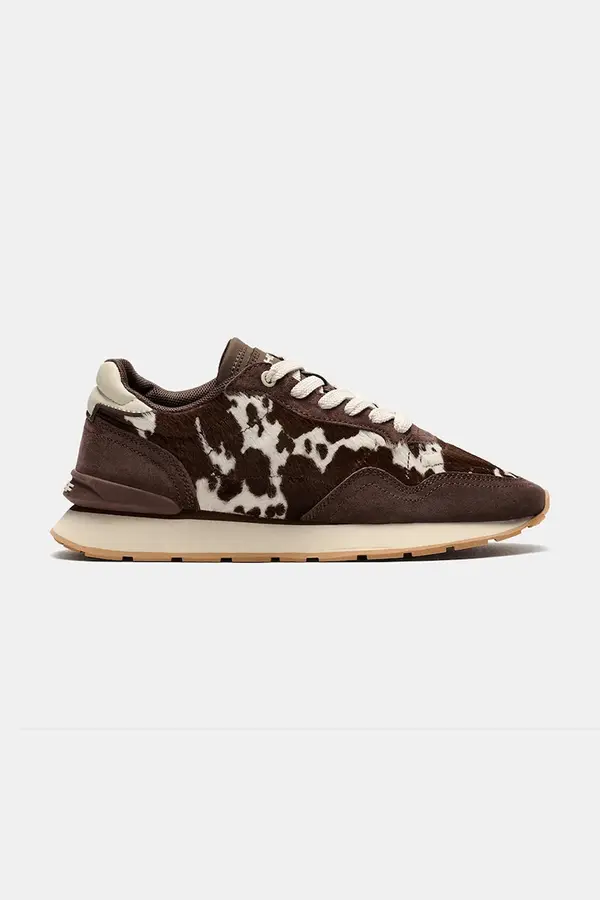 Hoff Hoff CITY PRINT BROWN superge ženske semišaste