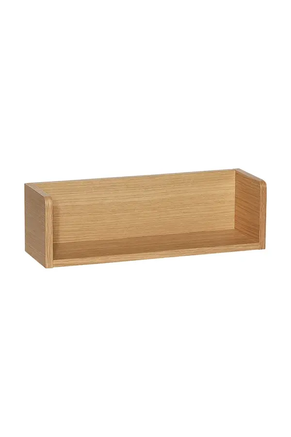 Hübsch Hübsch polica stenska iz hrastovega furnirja 40 x 12 x 12 cm