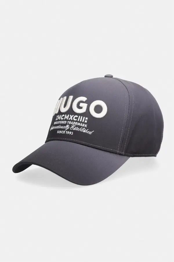 HUGO Blue HUGO Blue baseball kapa moška bombažna Merk-Degrade