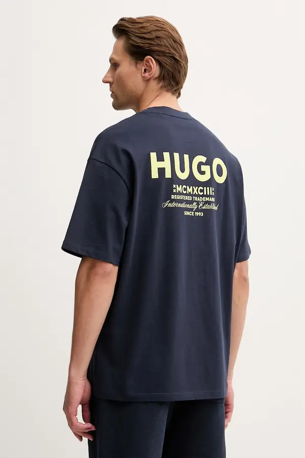 HUGO Blue HUGO Blue kratka majica moška bombažna