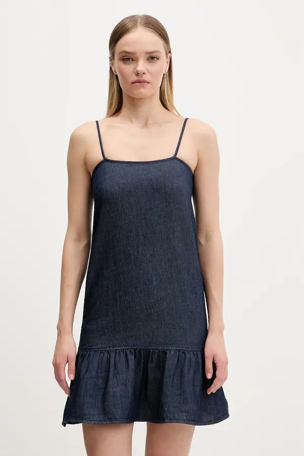HUGO Blue HUGO Blue obleka denim Kabati-1_B
