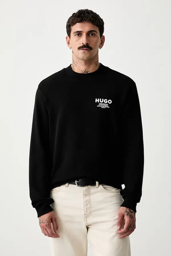 HUGO Blue HUGO Blue pulover moški bombažen Nespon