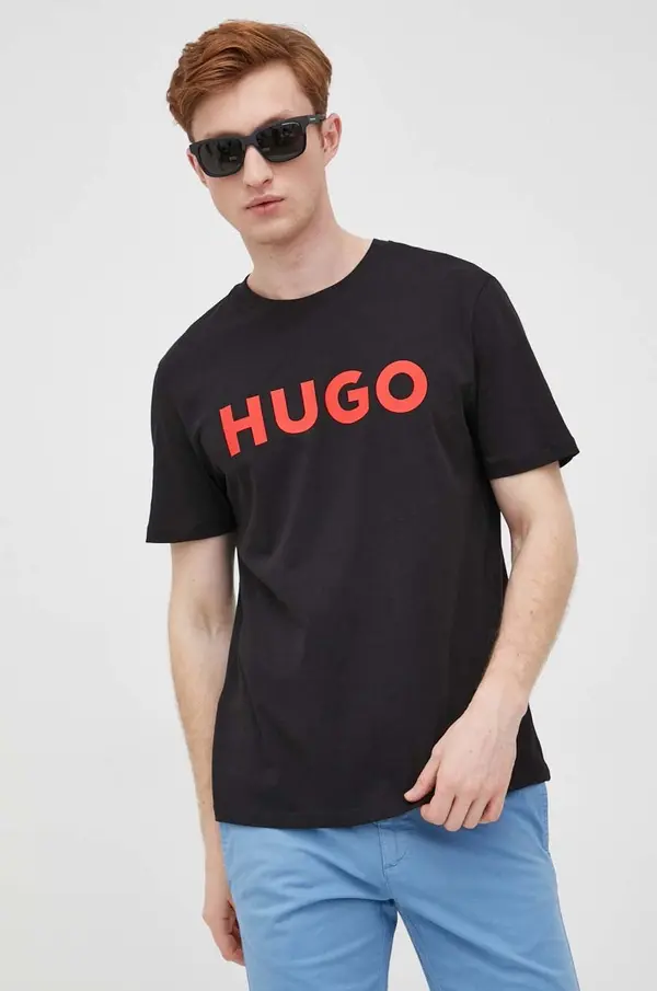 HUGO HUGO kratka majica moška bombažna Dulivio