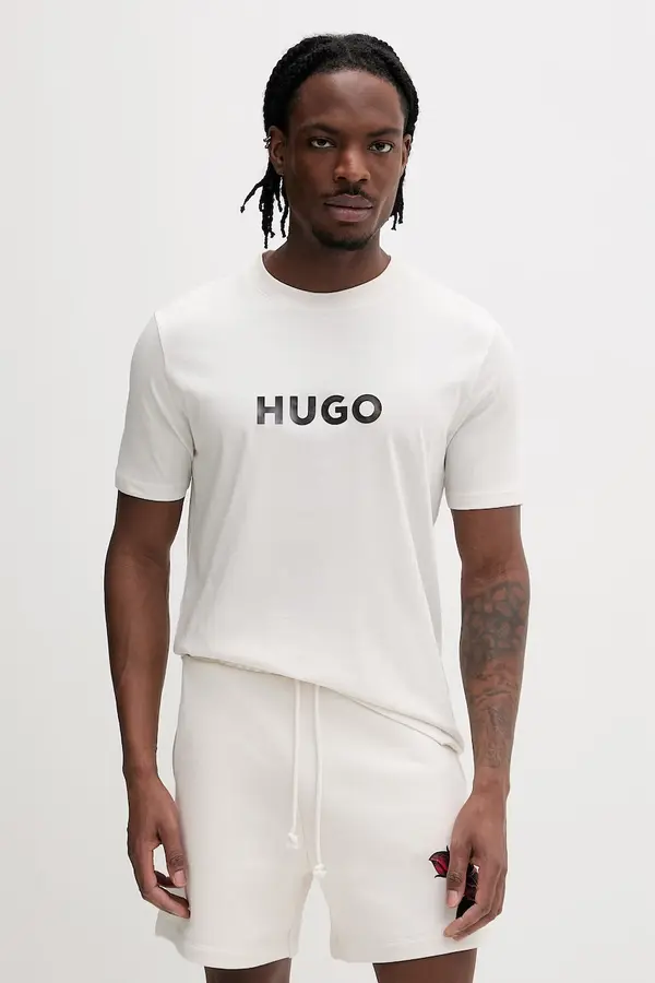 HUGO HUGO kratka majica moška bombažna Dumeo