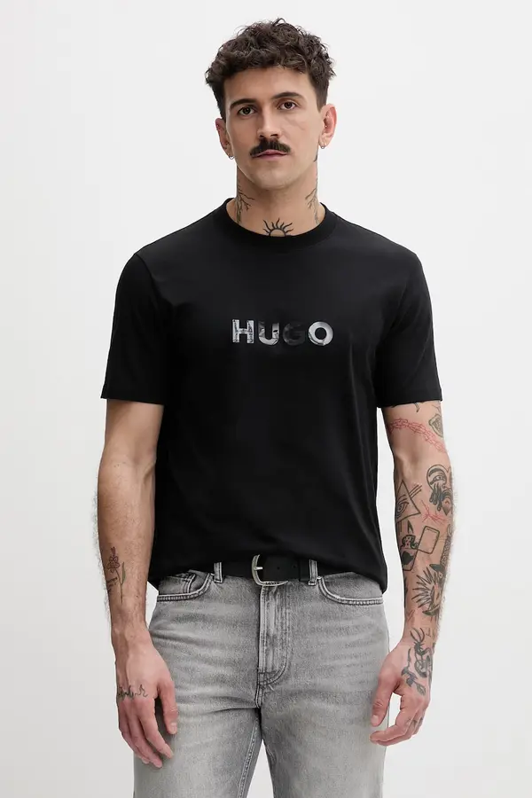 HUGO HUGO kratka majica moška bombažna Dumeo