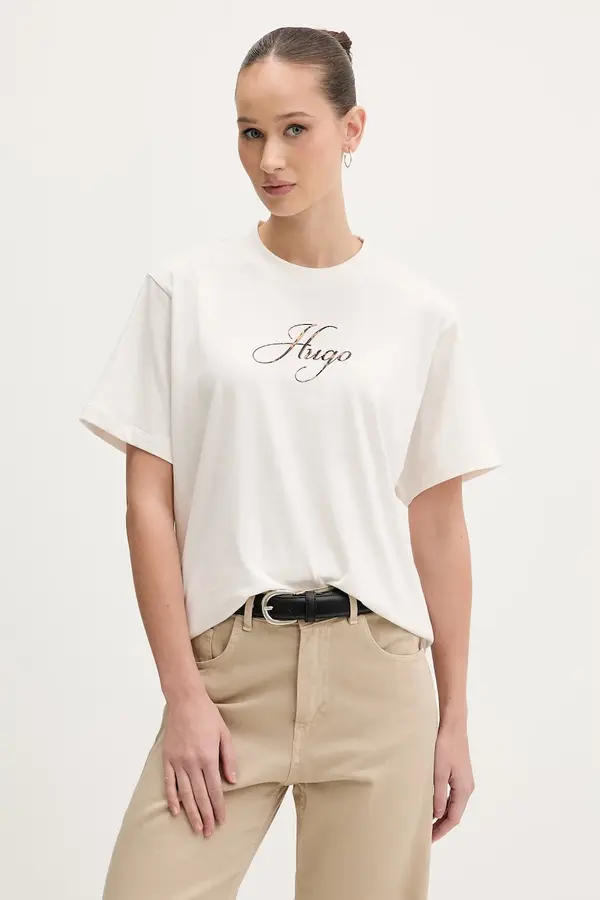 HUGO HUGO kratka majica ženski Vintage Tee_23