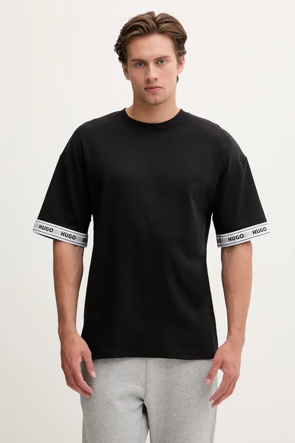 HUGO HUGO loungewear kratka majica moška bombažna z elastanom TADE T-SHIRT