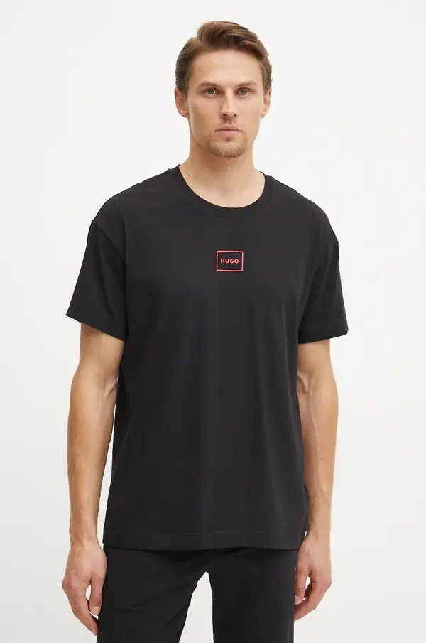 HUGO HUGO loungewear kratka majica moška z bombažem Laze T-Shirt