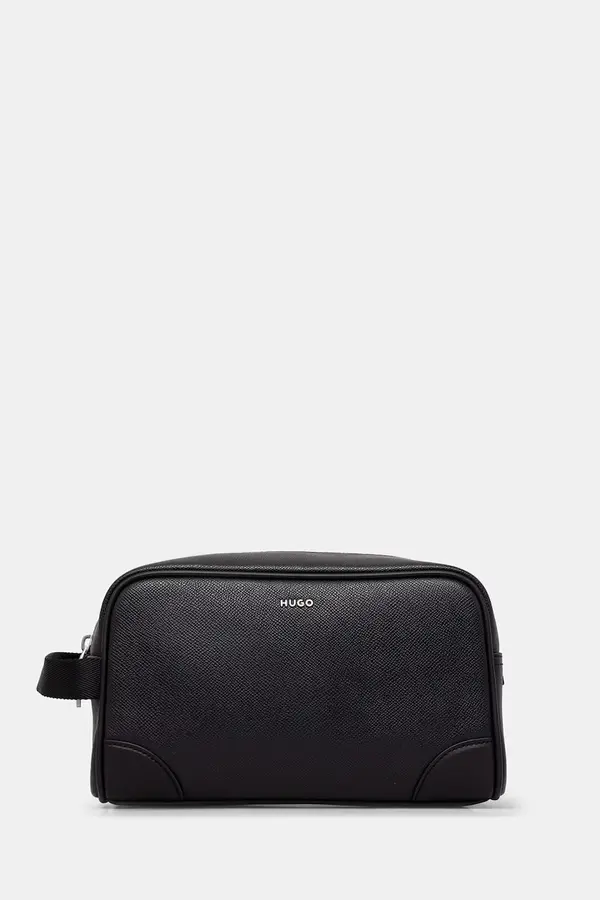 HUGO HUGO potovalna kozmetična torbica moška iz umetnega usnja GO-BAG WASHBAG