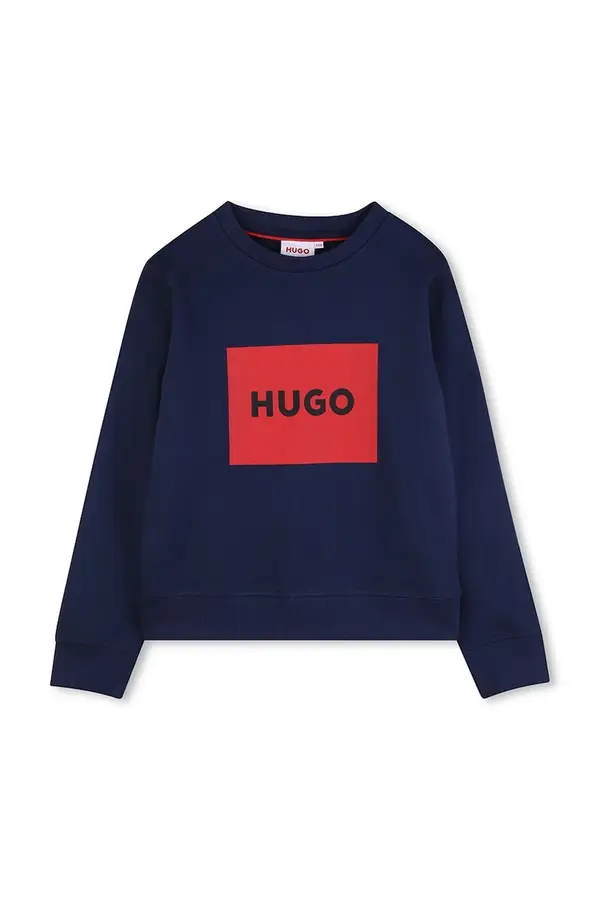 HUGO HUGO pulover otroški z bombažem