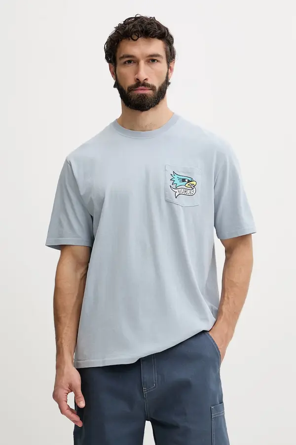 Hurley Hurley oversize kratka majica moška bombažna ETAM