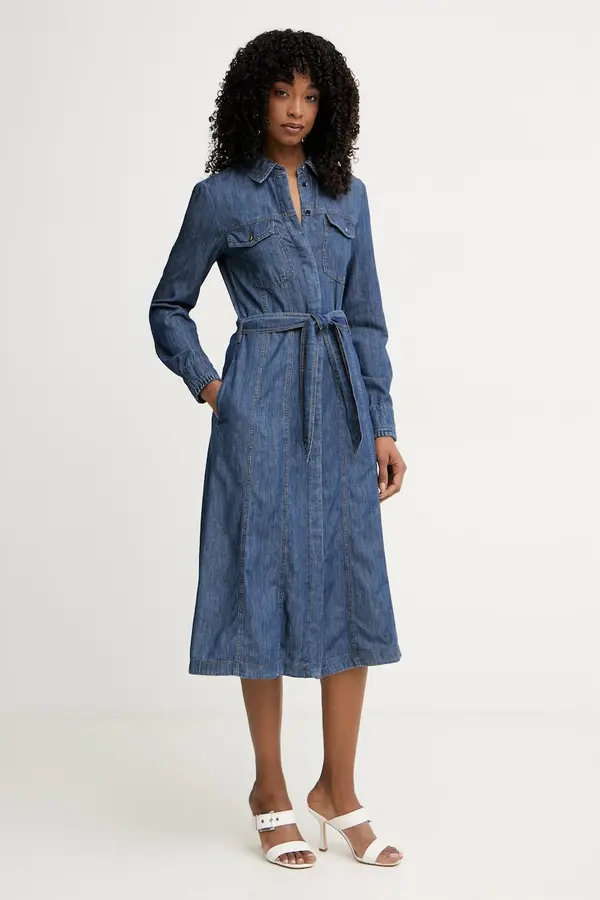 iBlues iBlues obleka A-kroja denim STAFFA