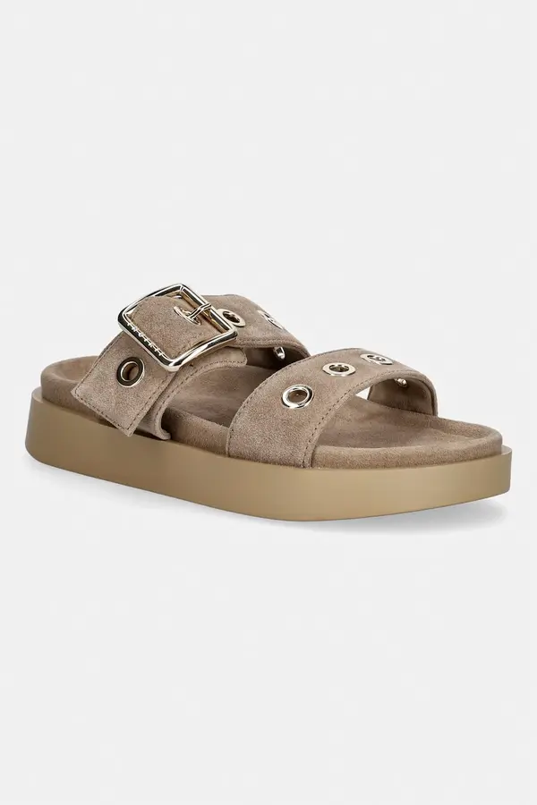 Inuikii Inuikii natikači ženski semišasti Tilda Buckle