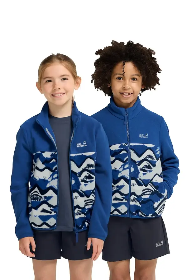 Jack Wolfskin Jack Wolfskin flis pulover otroški PAW ERA 100 PRINT FZ K