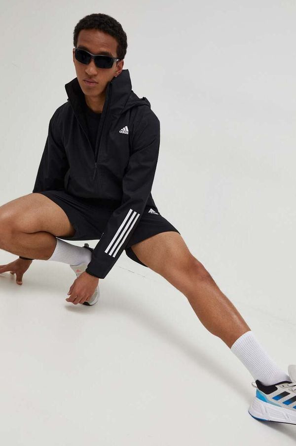 adidas Jakna adidas moška, črna barva