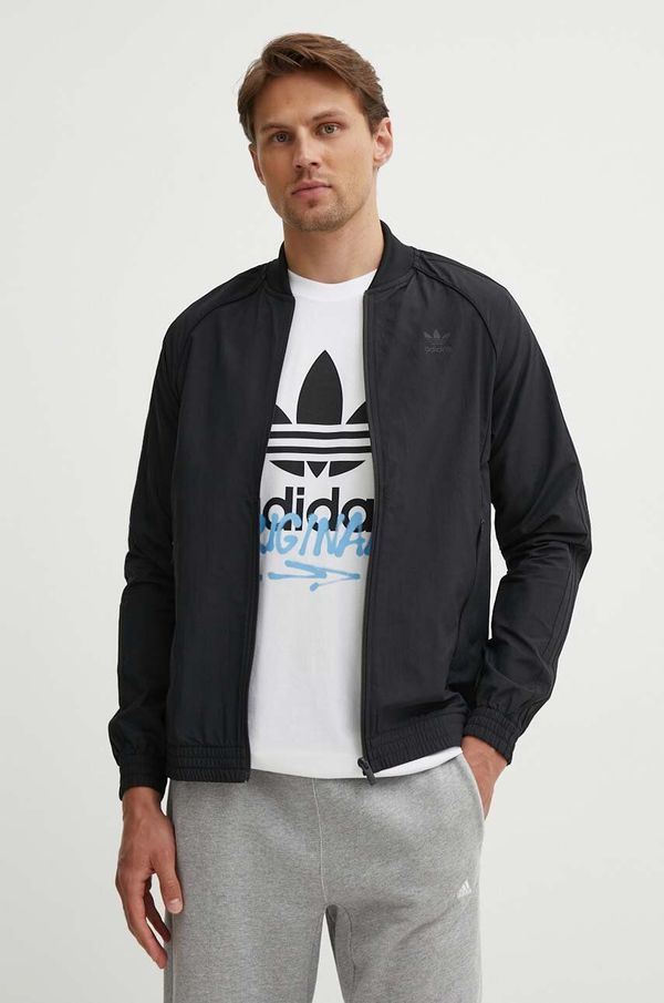 adidas Originals Jakna adidas Originals moška, črna barva, IZ2111