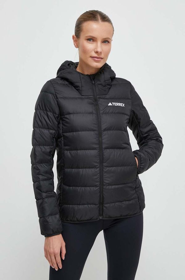 adidas TERREX Jakna adidas TERREX OUTDOOR ženska, črna barva