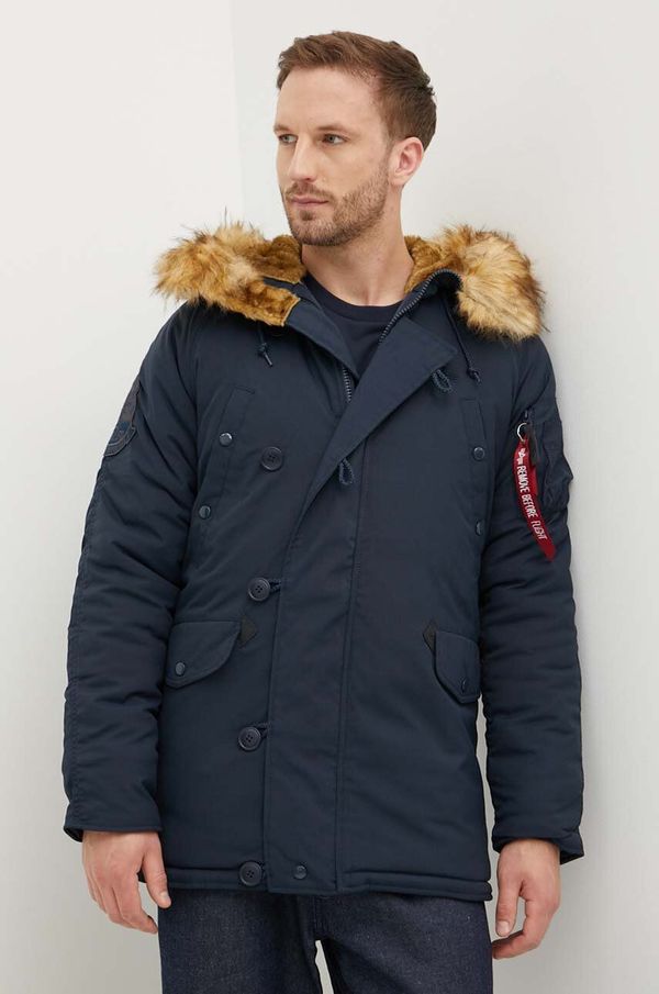 Alpha Industries Jakna Alpha Industries Explorer moška, mornarsko modra barva, 193128.07