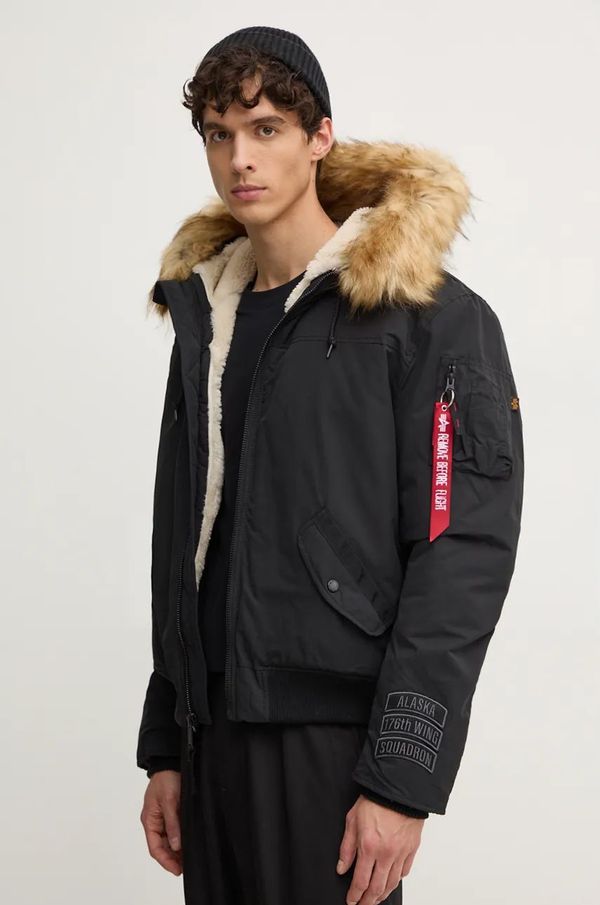 Alpha Industries Jakna Alpha Industries moška, črna barva, 148129