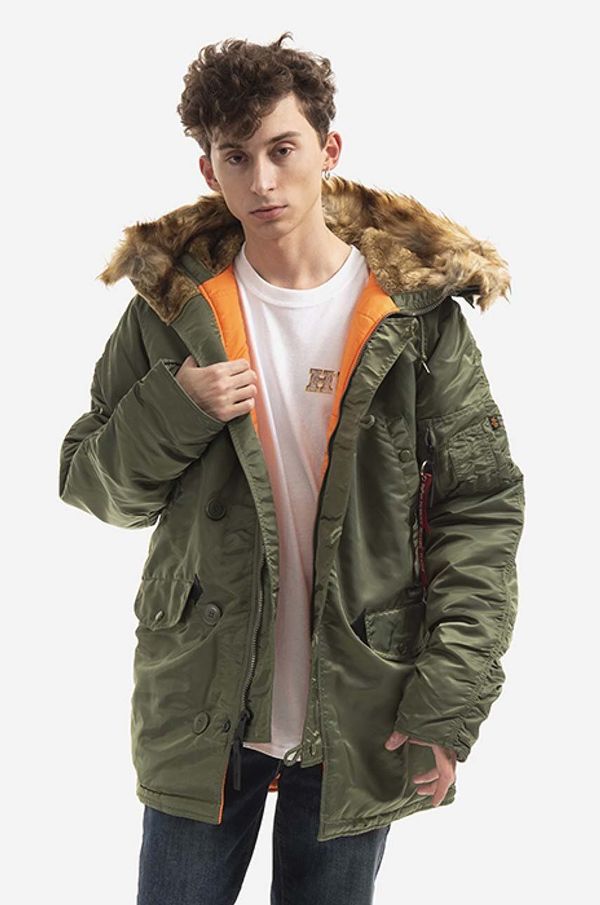 Alpha Industries Jakna Alpha Industries N3B VF 59 moška, zelena barva