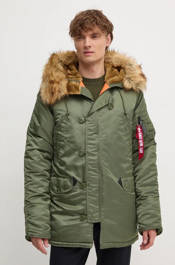 Alpha Industries Jakna Alpha Industries N3B VF 59 moška, zelena barva