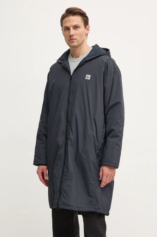 American Vintage Jakna American Vintage moška, črna barva, MZOT17BE25