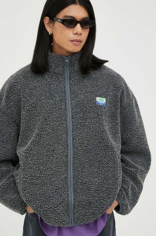 American Vintage Jakna American Vintage moška, siva barva