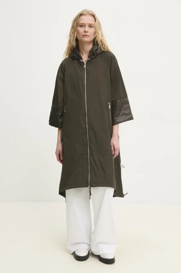 Answear Lab Jakna Answear Lab zelena barva