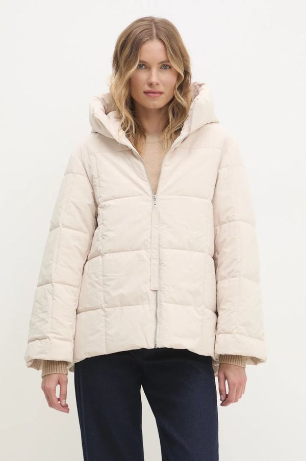 Answear Lab Jakna Answear Lab ženska, bež barva