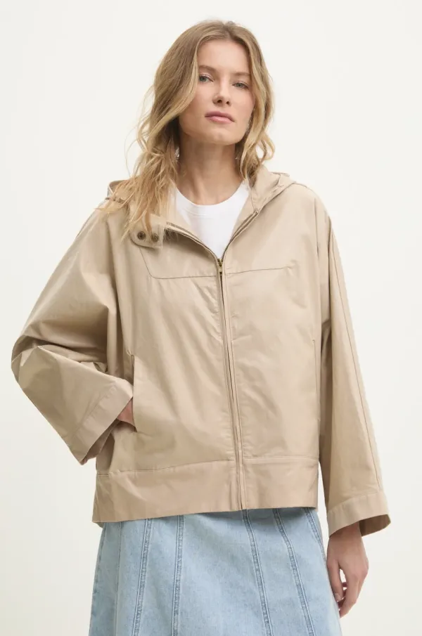 Answear Lab Jakna Answear Lab ženska, bež barva