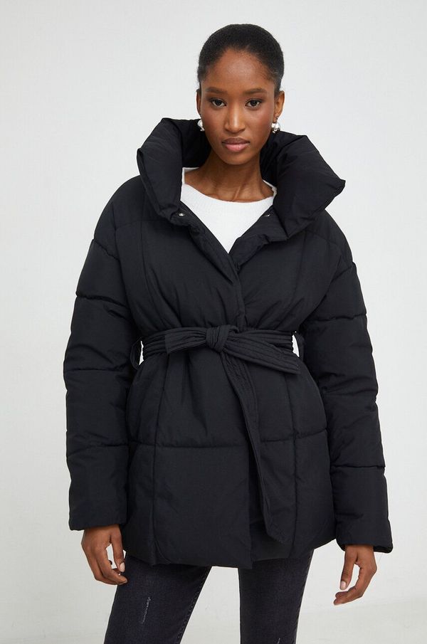 Answear Lab Jakna Answear Lab ženska, črna barva