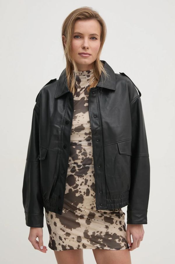 Answear Lab Jakna Answear Lab ženska, črna barva