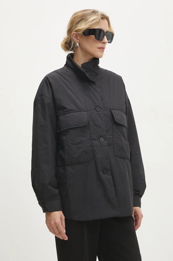 Answear Lab Jakna Answear Lab ženska, črna barva