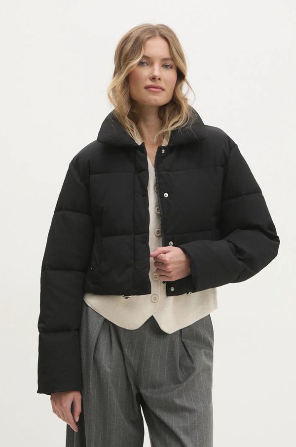 Answear Lab Jakna Answear Lab ženska, črna barva