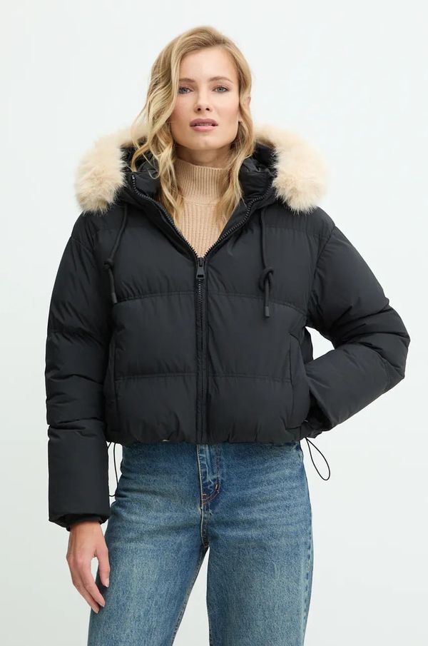 Answear Lab Jakna Answear Lab ženska, črna barva