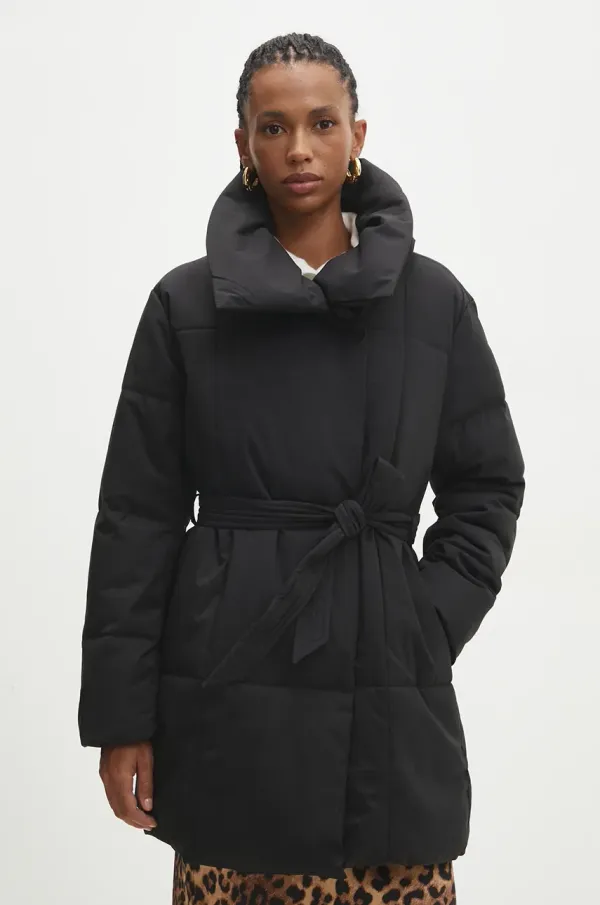 Answear Lab Jakna Answear Lab ženska, črna barva