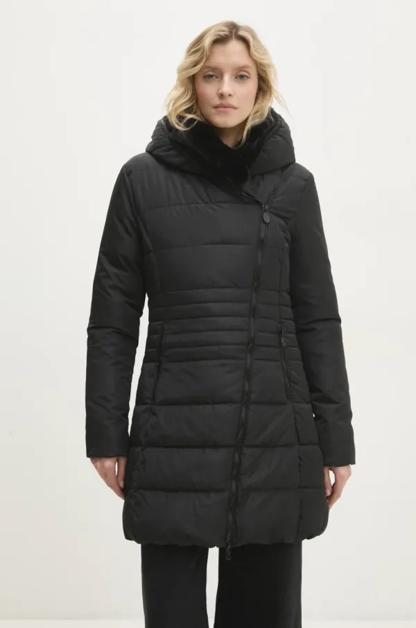 Answear Lab Jakna Answear Lab ženska, črna barva