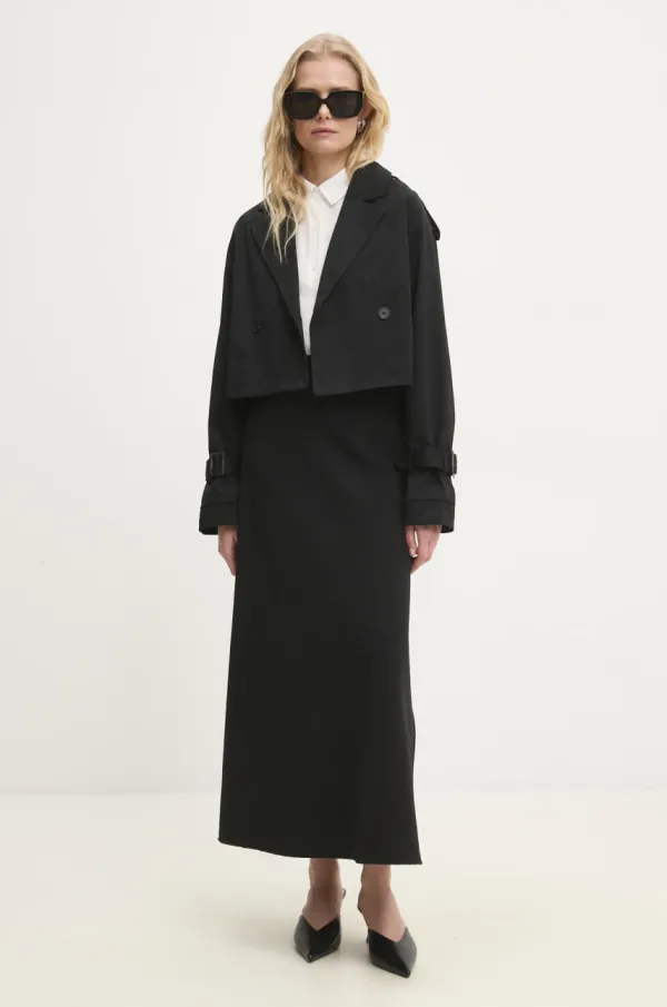 Answear Lab Jakna Answear Lab ženska, črna barva